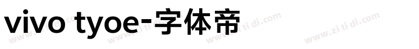 vivo tyoe字体转换 vivo tyoe字体转换